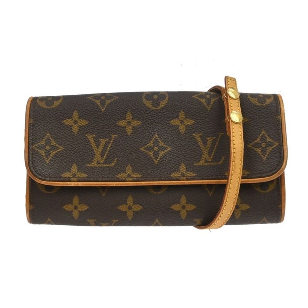 Louis Vuitton Twin Monogram Canvas Brown Canvas Handbag